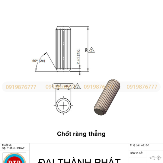 Chốt Gỗ Thẳng - Sự Lựa Chọn Tốt Cho Dự Án Của Bạn